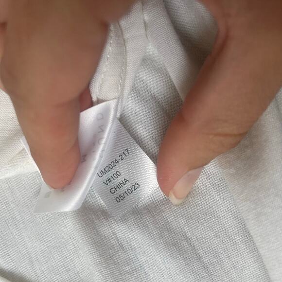 Unbound Merino Long Sleeve Shirt White Lightweight Breathable Layer Ski Medium - Picture 5 of 8